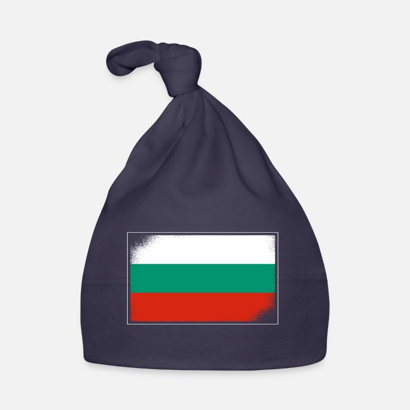 Drapeau bulgare Drapeau bulgare Sables d’or Bonnet bio Bébé