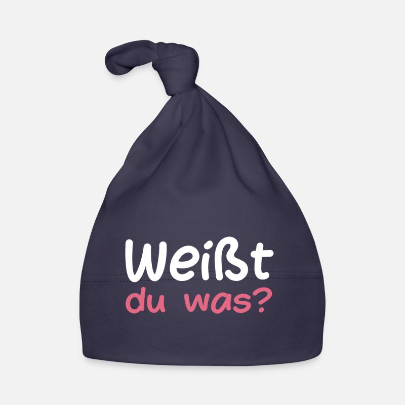 Weißt du was Bruder Nachwuchs Baby Bio-Mütze