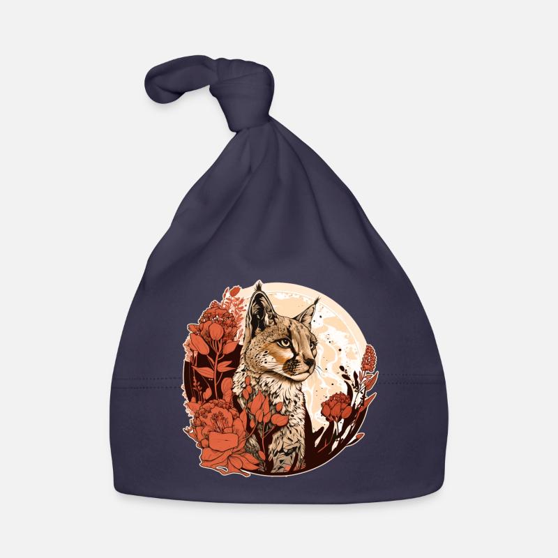 Luchs - Baby Bio-Mütze - Navy