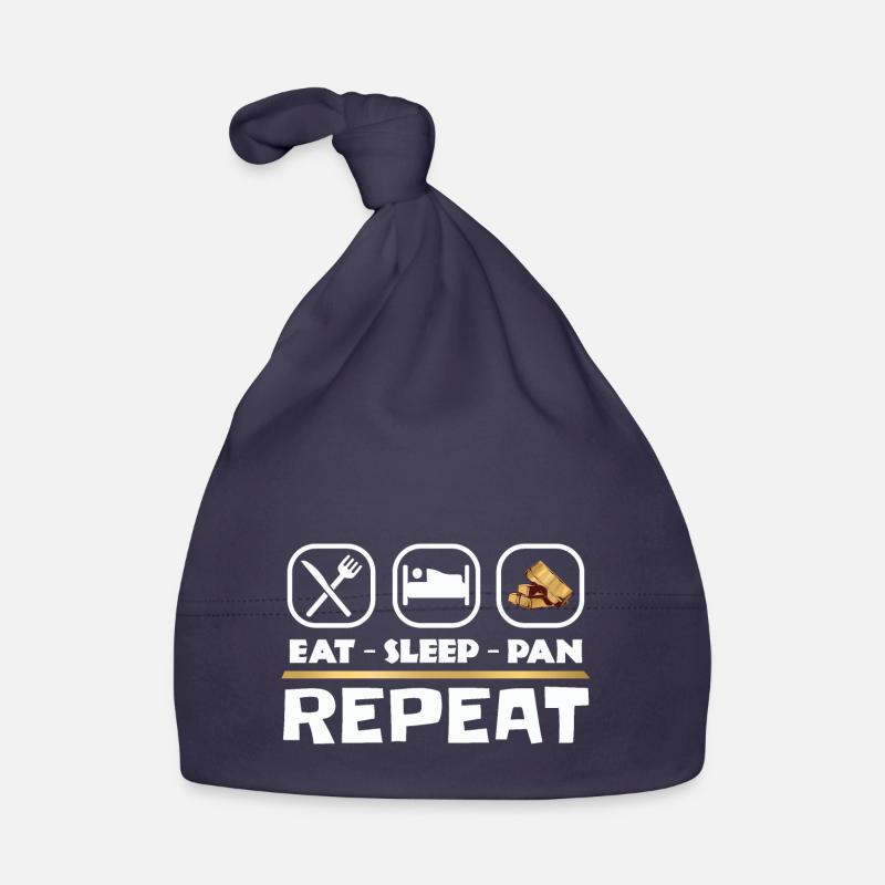 Orpaillage Manger, dormir, se laver, répéter Bonnet bio Bébé