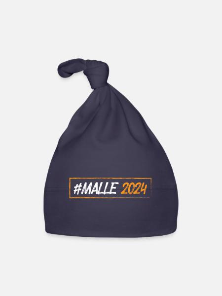 Malle 2024 - Baby Bio-Mütze - Navy - Vorne