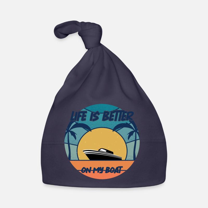 Boat Captain Gift Ship Boat Owner Captain Organic Baby Cap