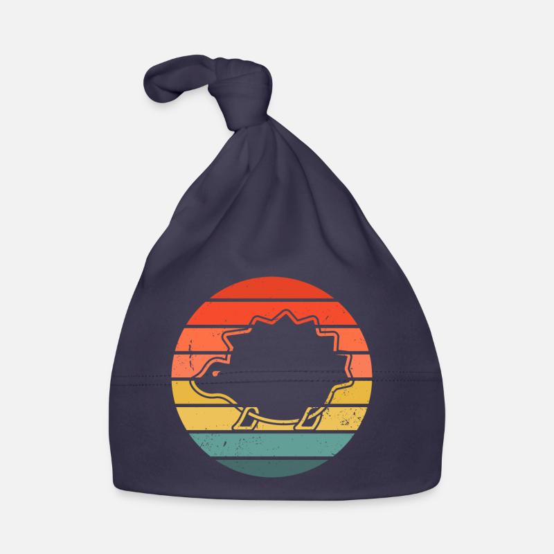 Hedgie Retro Sunset Hérisson Bonnet bio Bébé