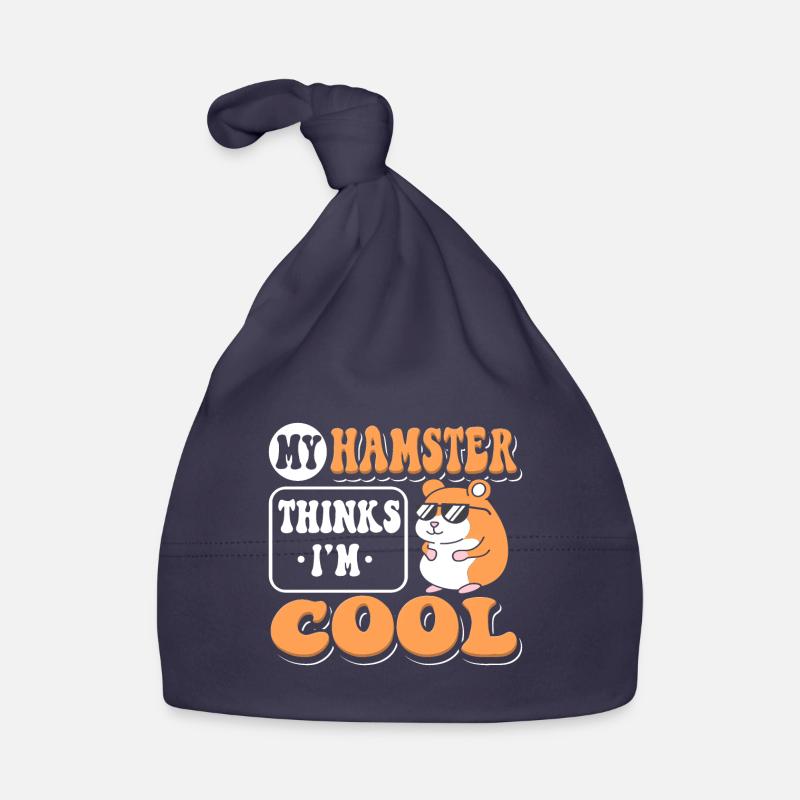 My Hamster Thinks I'm Cool Lustiger Hamster Baby Bio-Mütze