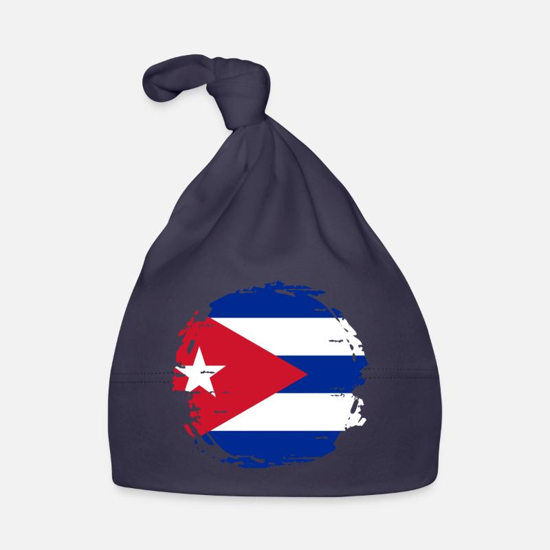 Cuba Drapeau Caraïbes Vacances Cuba Voyage La Havane Bonnet bio Bébé