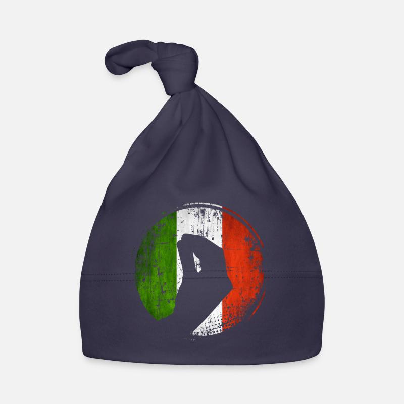 Italian flag with typical hand gesture Organic Baby Cap