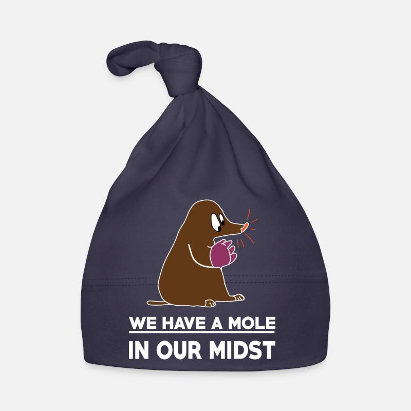 Mole Mole Liebaher Gift Gardener - Organic Baby Cap - navy