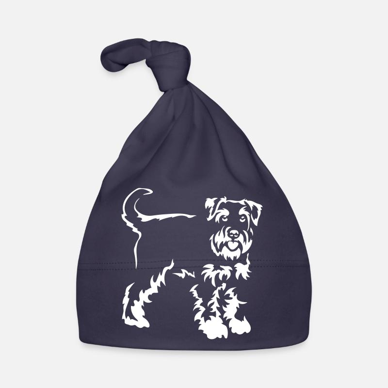 Schnauzer "Black Edition" Baby Bio-Mütze