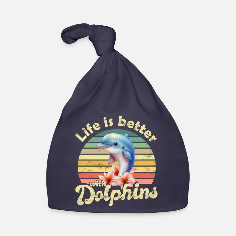 Dauphins dauphins Bonnet bio Bébé