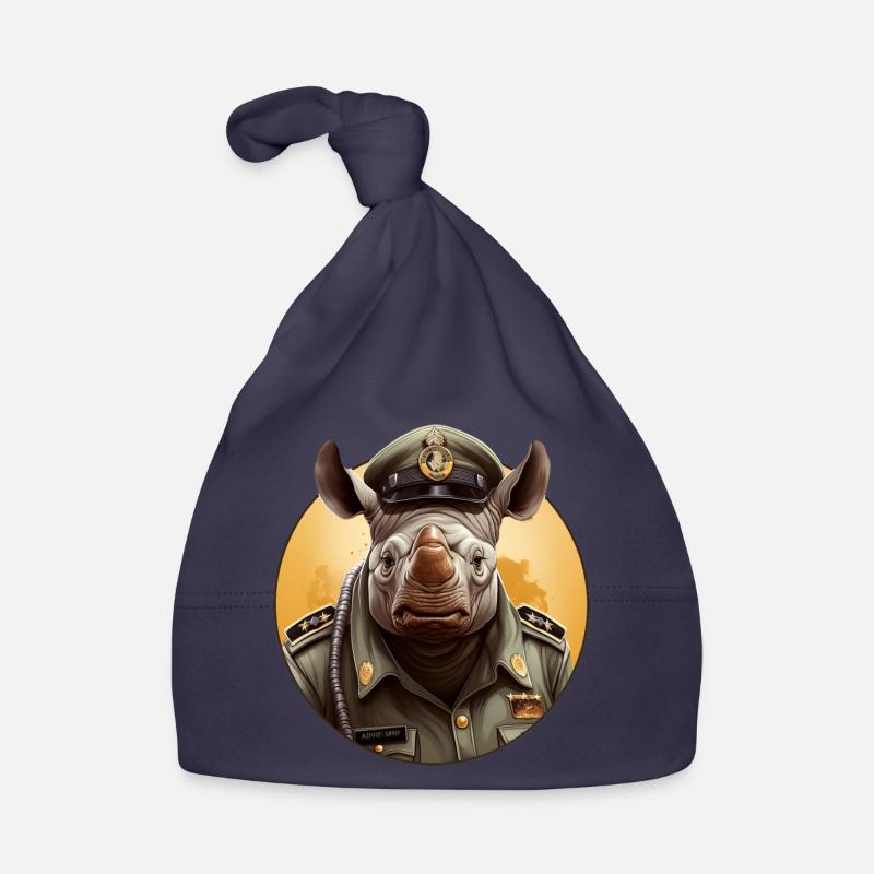 Nashorn Polizei Baby Bio-Mütze