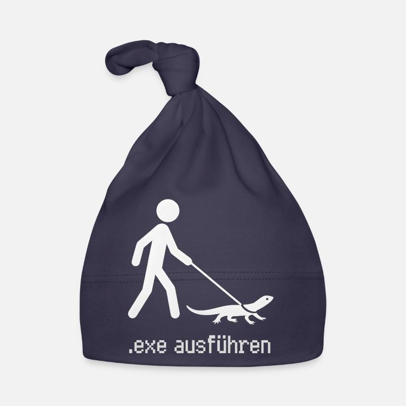 EXE ausführen Admin Informatiker Programmierer - Baby Bio-Mütze - Navy