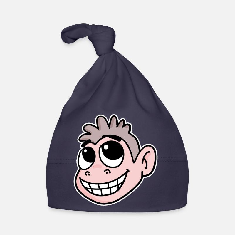 Funny Monkey Head Organic Baby Cap