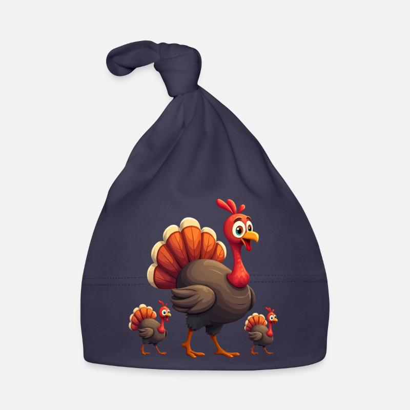 Bébé dinde de Thanksgiving Bonnet bio Bébé