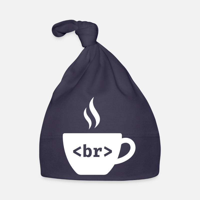 Coffee Break – Witziges HTML Tag Design Baby Bio-Mütze