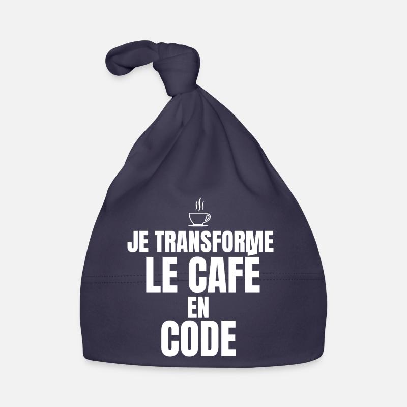 Je transforme le café en code Bonnet bio Bébé