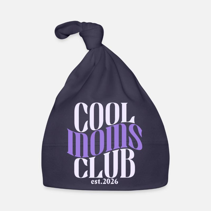 Cool Moms Club - Mama Muttertag Geburt Geschenk Baby Bio-Mütze