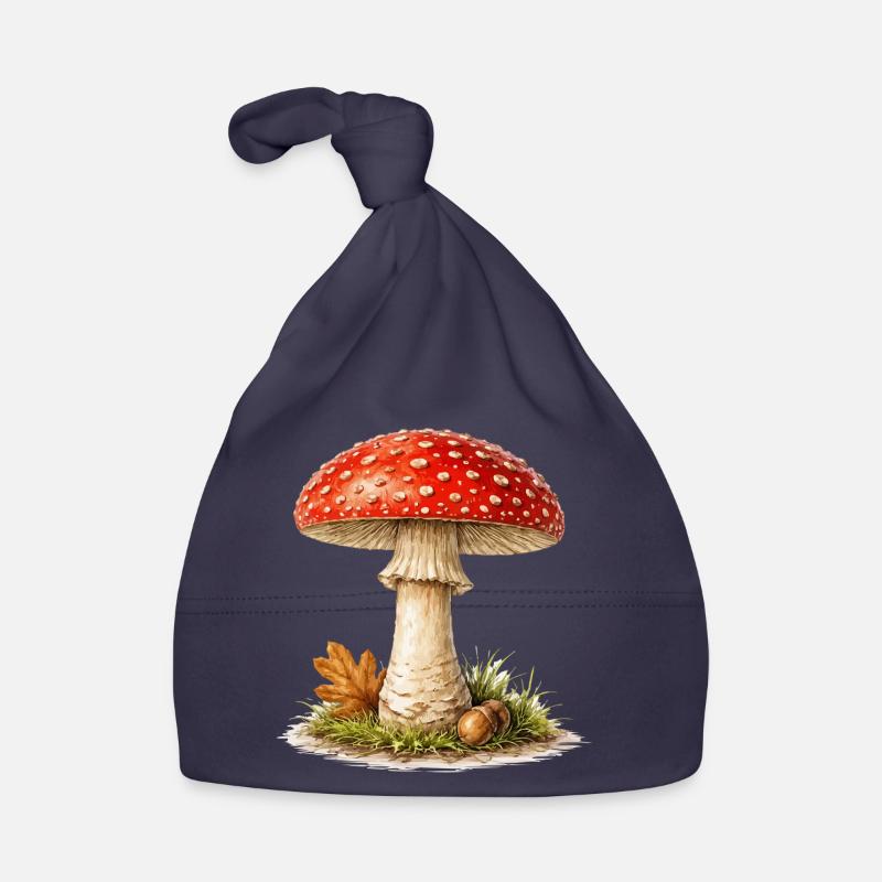 Rêve d’automne de champignon Bonnet bio Bébé