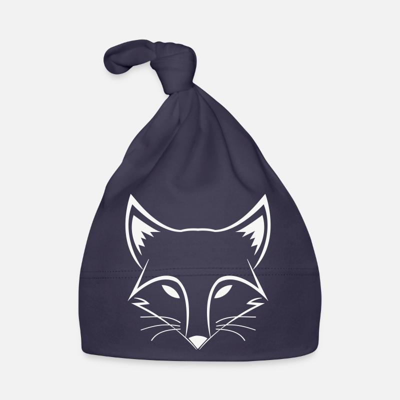 Fuchs Line Head Organic Baby Cap