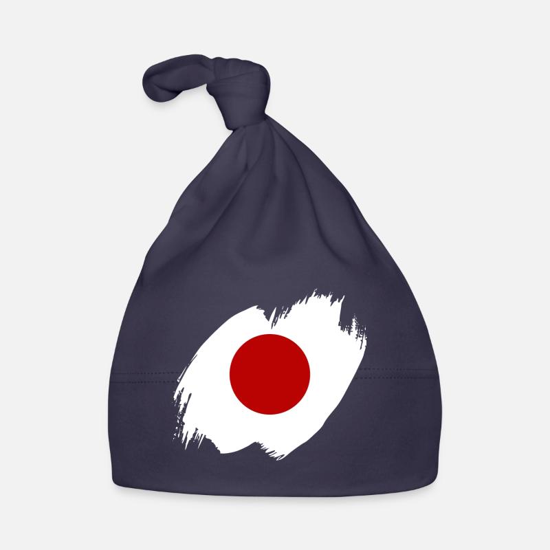 Drapeau du Japon utilisé Look Nihon Drapeau japonais Bonnet bio Bébé