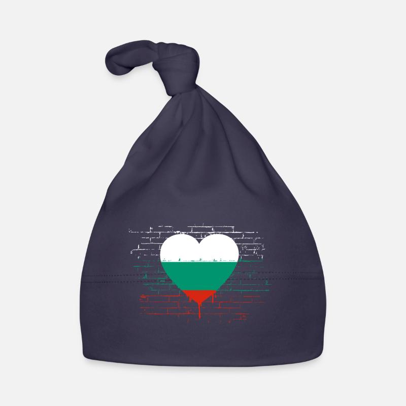 Drapeau bulgare Drapeau bulgare Sables d’or Bonnet bio Bébé
