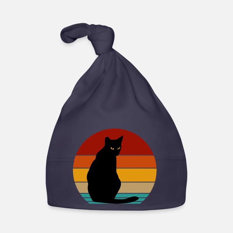 chat rétro Bonnet bio Bébé