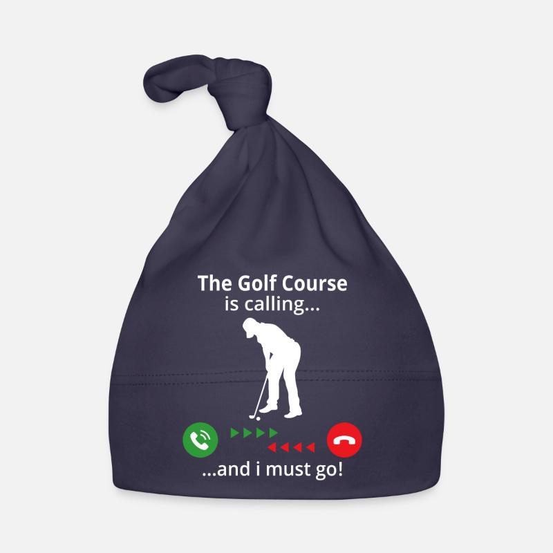The golf course is calling and i must go Baby Bio-Mütze