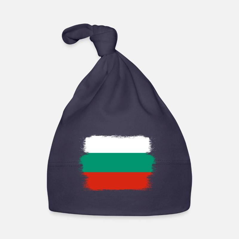 Drapeau bulgare Drapeau bulgare Sables d’or Bonnet bio Bébé