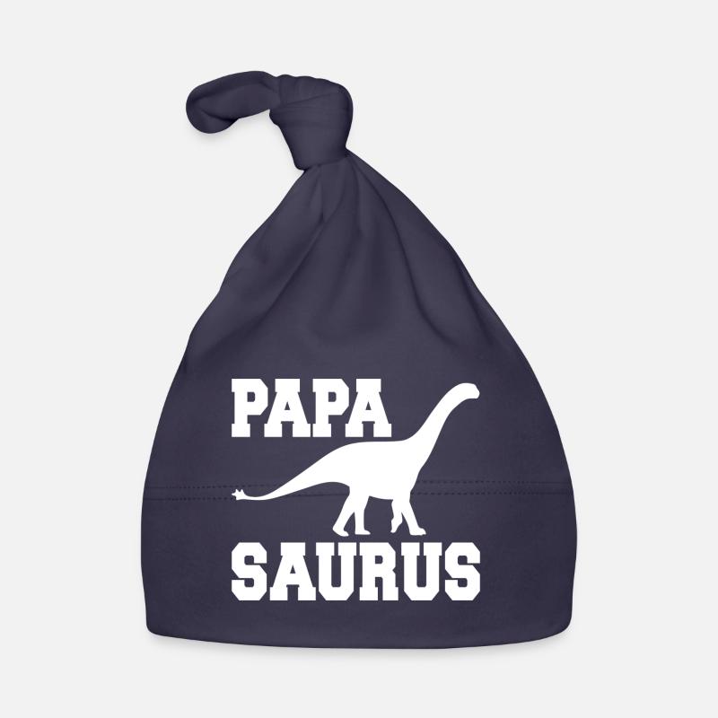 Papasaurus Vatertag Dinosaurier T-Rex Geschenkidee Baby Bio-Mütze
