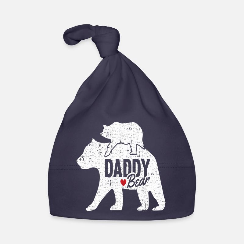 PAPA OURS Bonnet bio Bébé