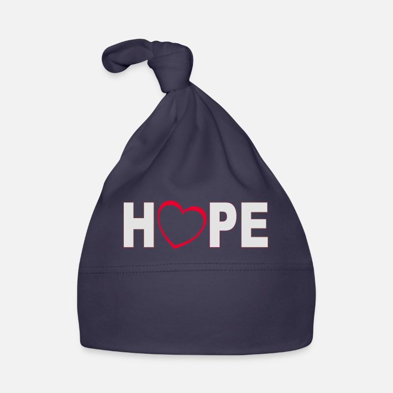 Hope mit Herz Baby Bio-Mütze