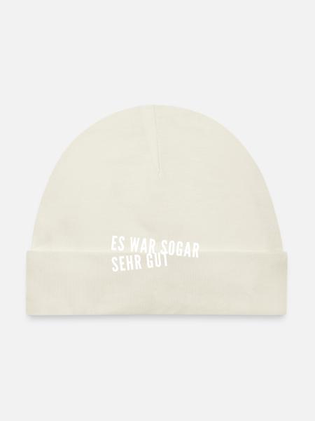 ich fand es sehr gut - Baby Bio-Mütze - Navy - Vorne