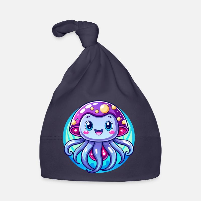 Cute Jellyfish Organic Baby Cap