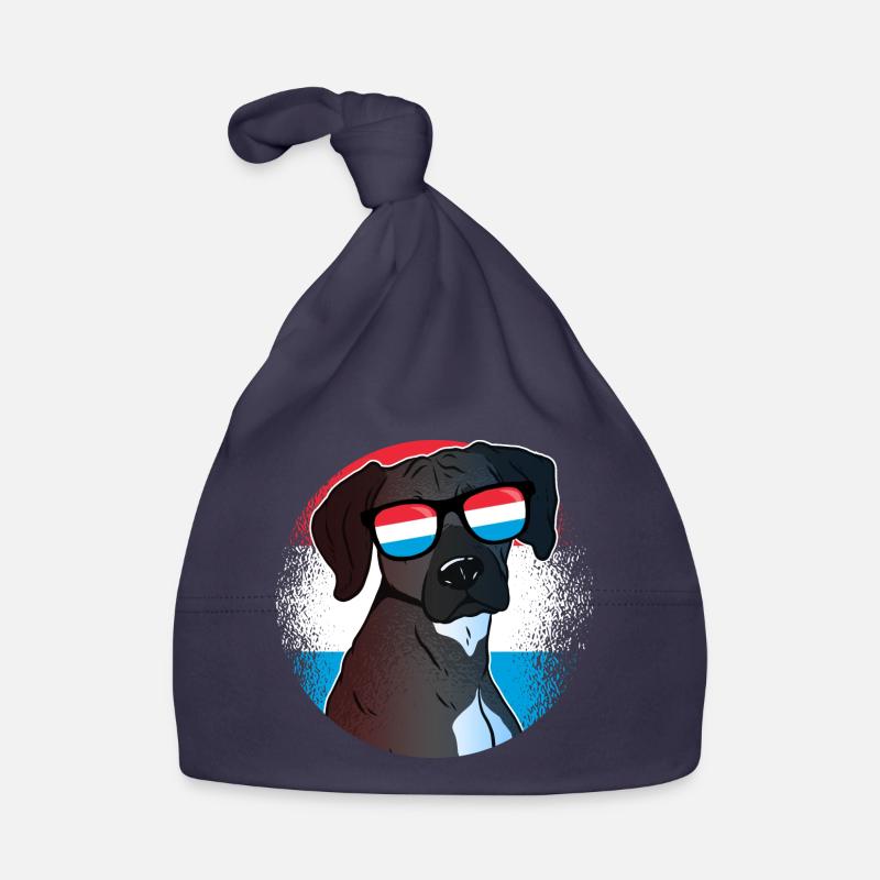 Luxembourg - Bonnet bio Bébé - marine