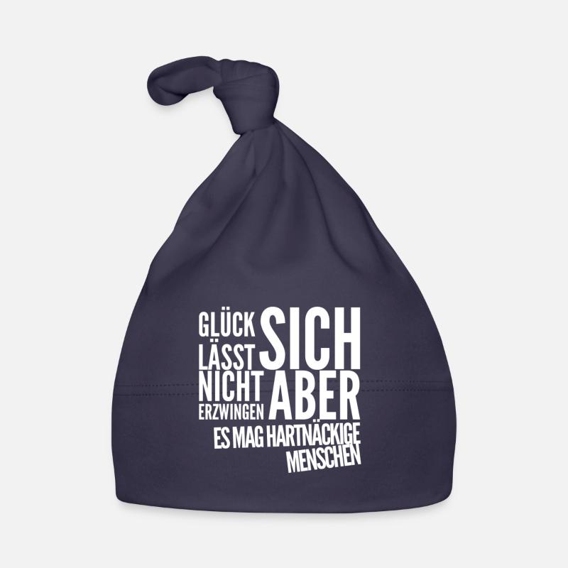 Glück geht immer Baby Bio-Mütze