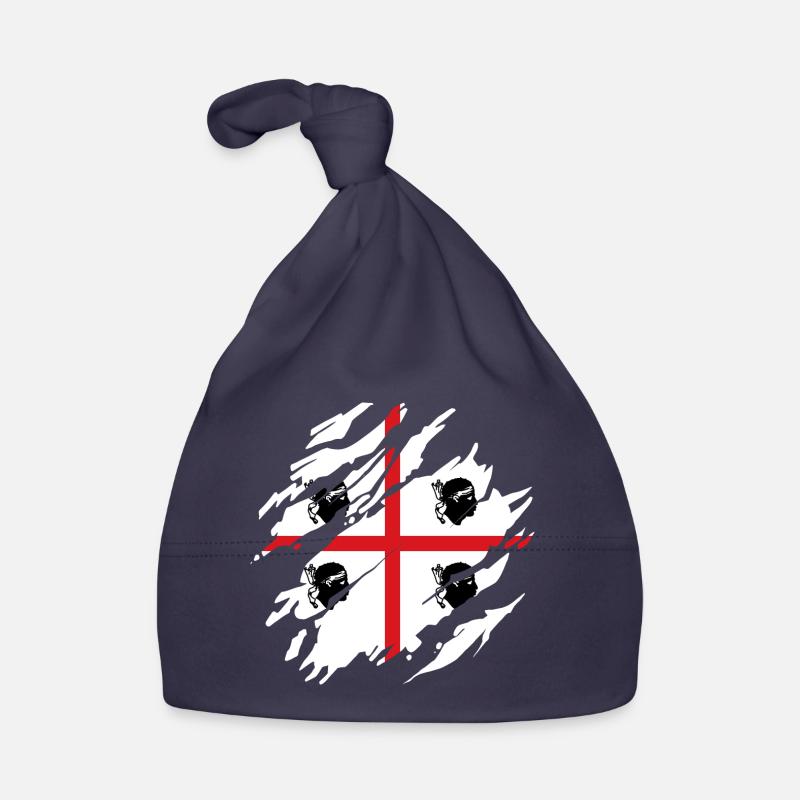Sardinia Flag Scratch Sardinian Flag Sardegna Organic Baby Cap