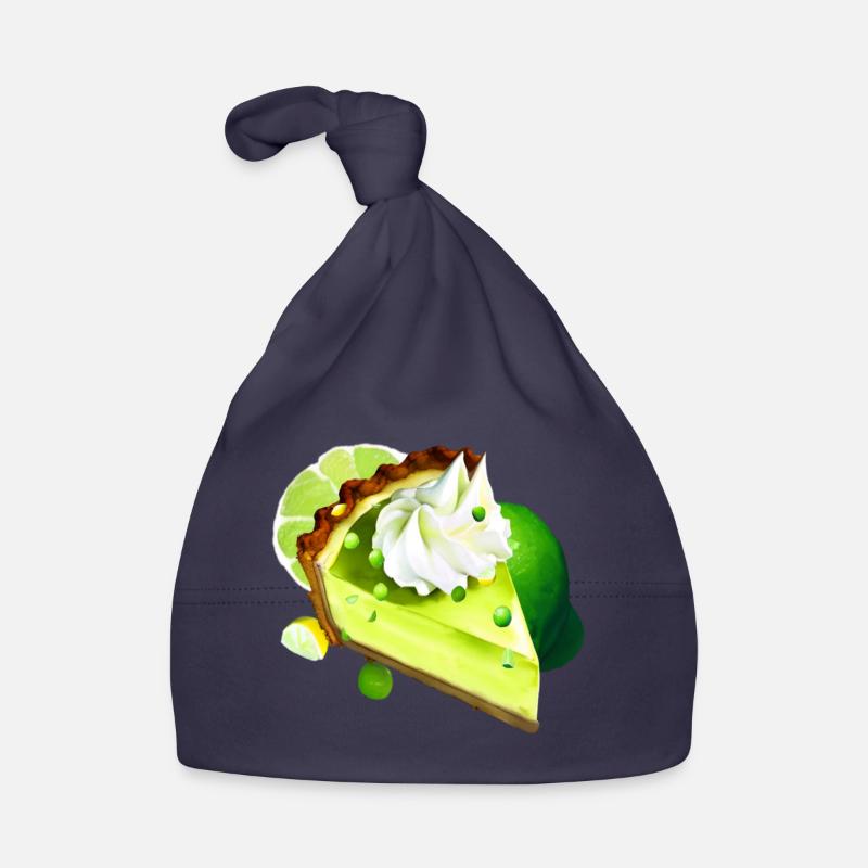 Lime Cake Piece Lime Cake Organic Baby Cap