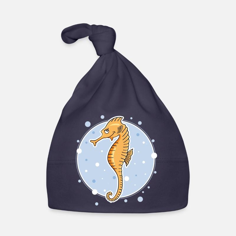 Seepferdchen Baby Bio-Mütze