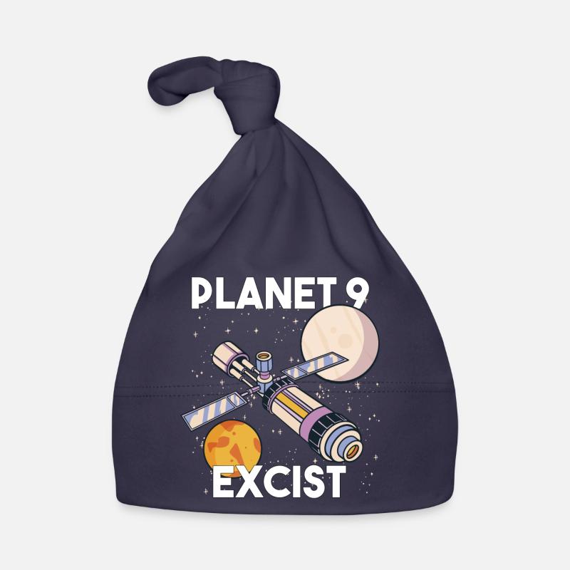 Planet 9 Solar System Universe Gift Organic Baby Cap