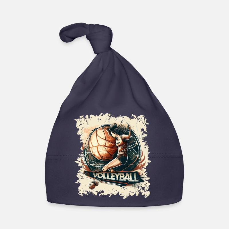 Volley-ball - Bonnet bio Bébé - marine