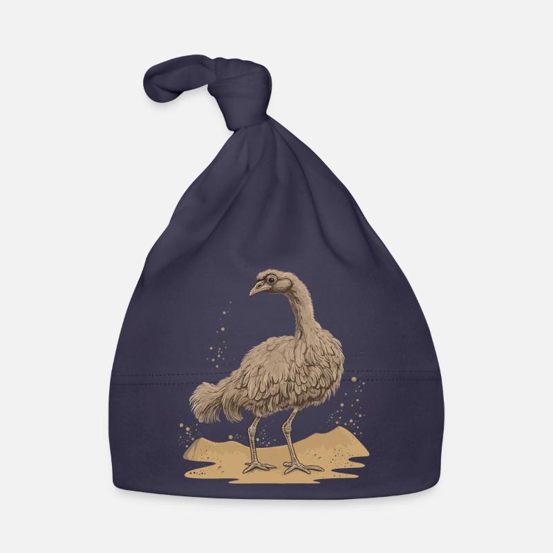 Oiseau autruche Bonnet bio Bébé