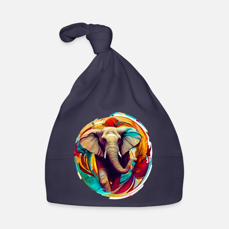 Éléphant Bonnet bio Bébé