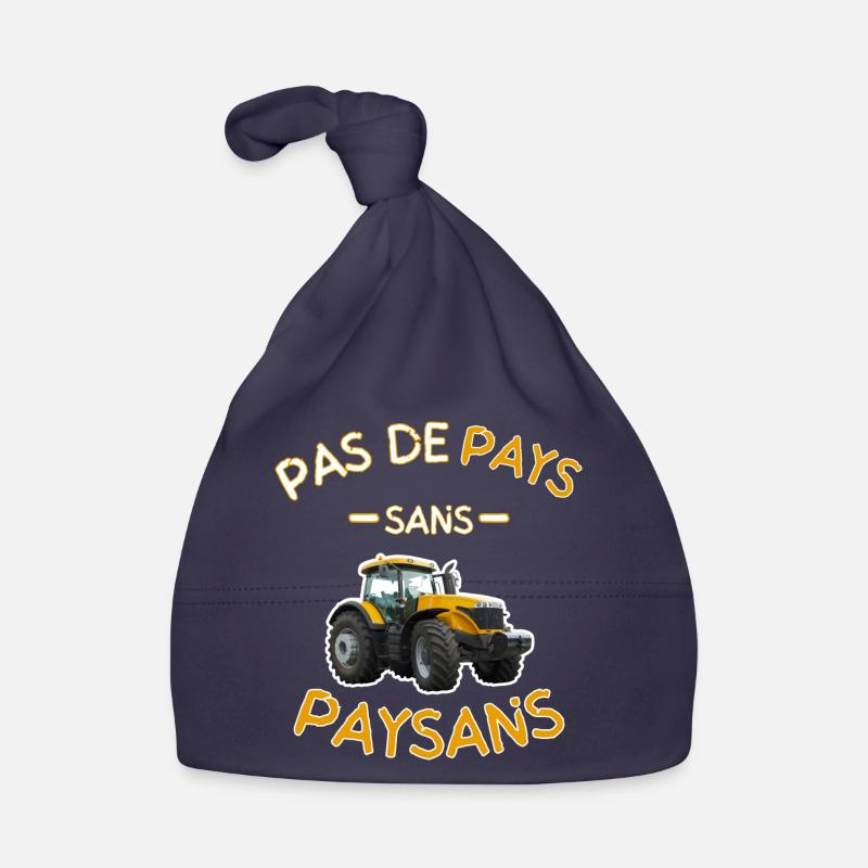Pas De Pays Sans Paysans Jaune Bonnet bio Bébé