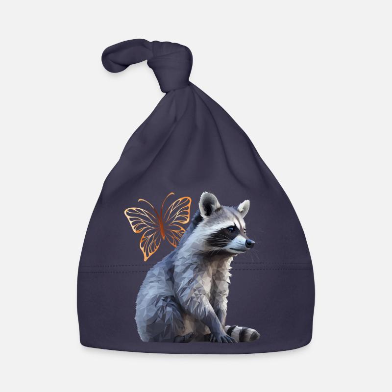 Raccoon Organic Baby Cap