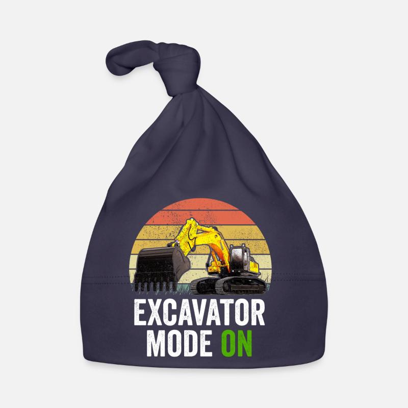 Excavator Driver Excavator Operator Organic Baby Cap