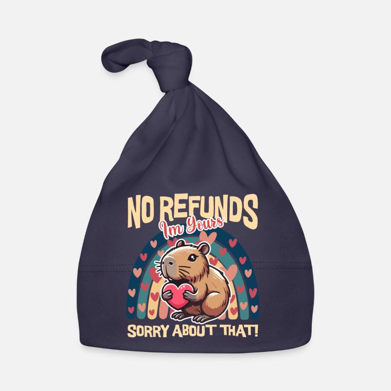 Keine Rückerstattung, Ich gehöre dir Capybara Baby Bio-Mütze