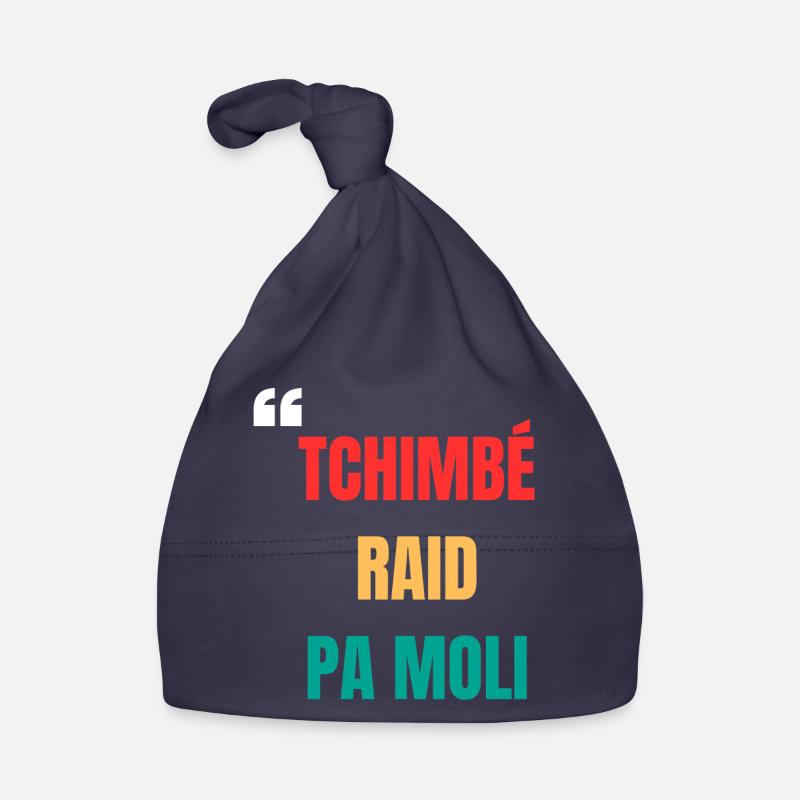 T-shirt créole « Tchimbé raid pas moli » – Courage Bonnet bio Bébé