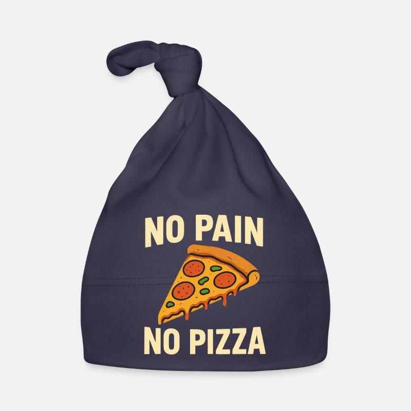 Pas de douleur, pas de pizza Bonnet bio Bébé