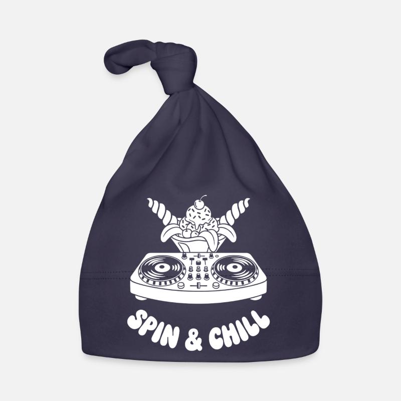 Spinn & Chill DJ Eiscreme Organic Baby Cap