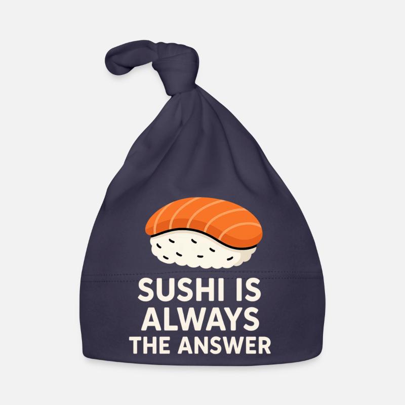 Le sushi est toujours la solution Bonnet bio Bébé