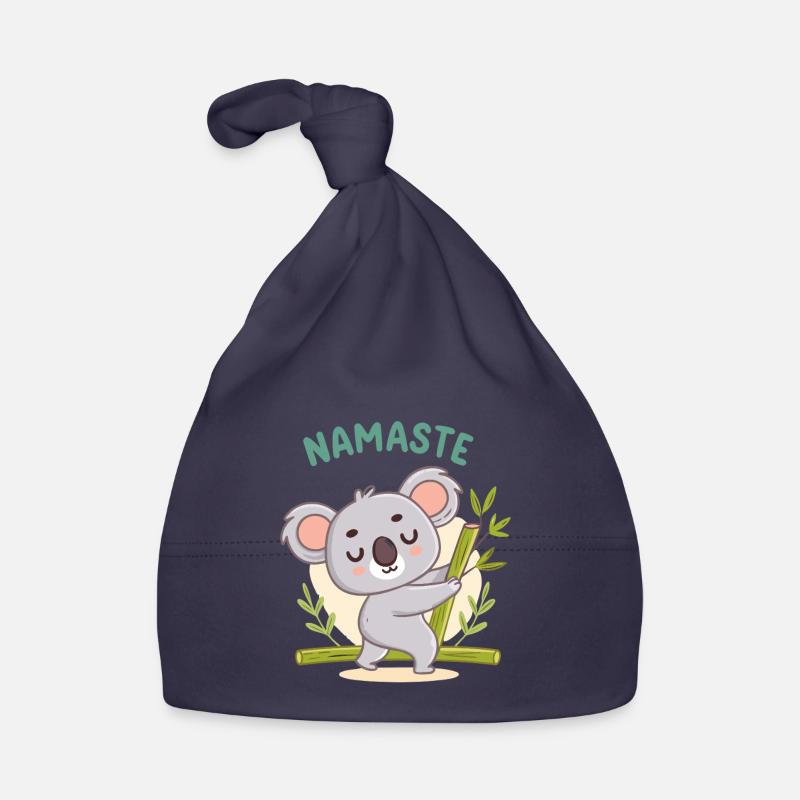 Koala Namaste Bambou Pastel Bonnet bio Bébé